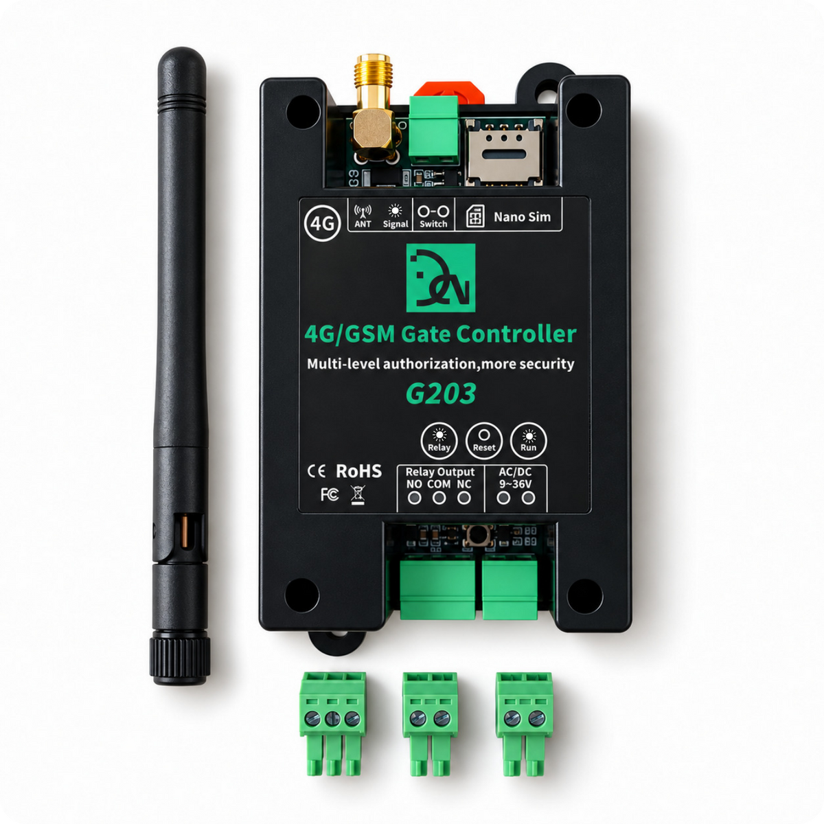 Sterownik GSM do otwierania bramy furtki G203 EU 4G