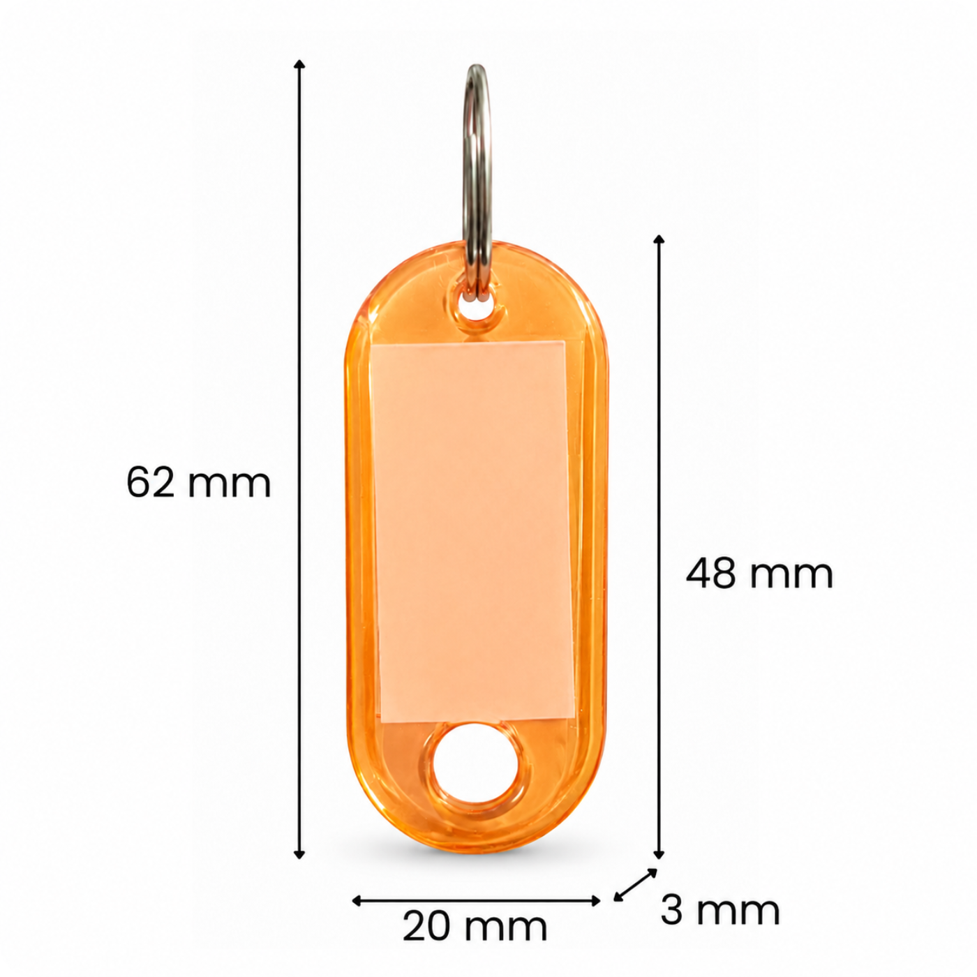 Zawieszka na klucze ABS-1 Pomarańczowa