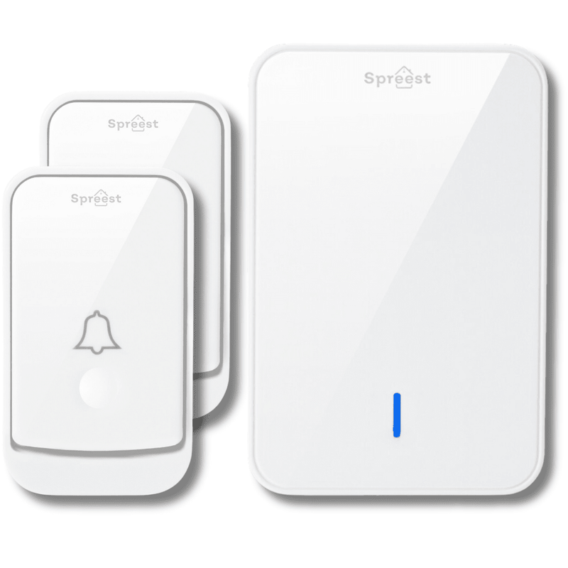 Dzwonek bezprzewodowy 2Q489-WW 2T1R Biały Spreest