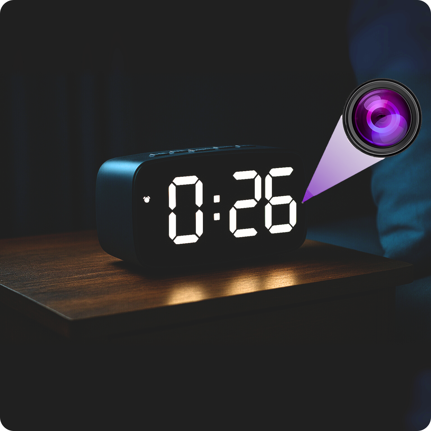 Mini kamera w budziku SC12 WiFi