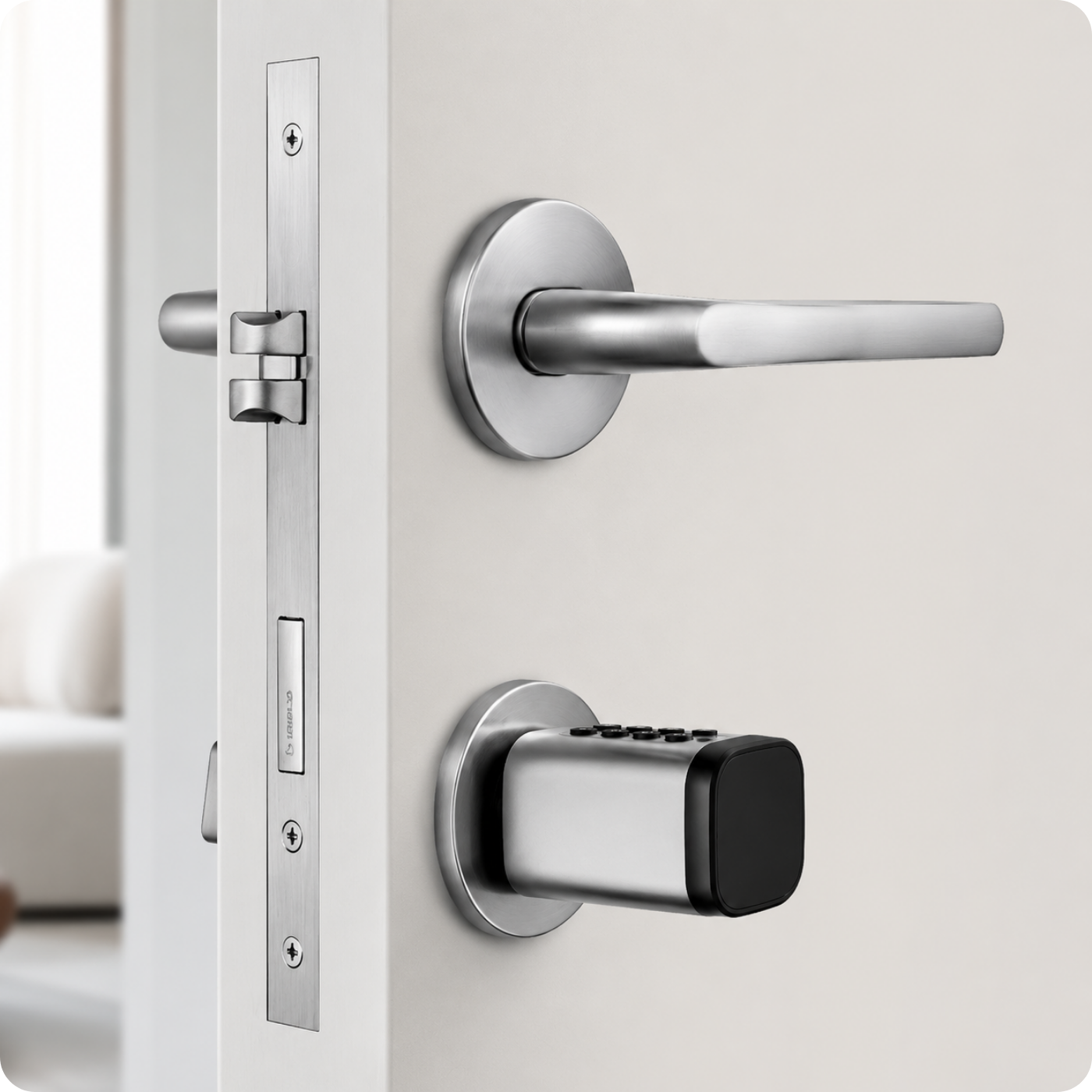 Zamek elektroniczny wkładka V1-W TTLock Silver Wodoodporna