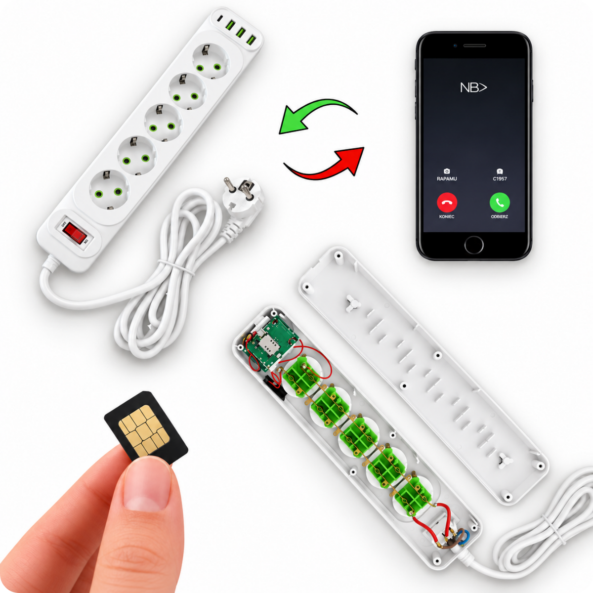 Podsłuch GSM w listwie GM-SK58