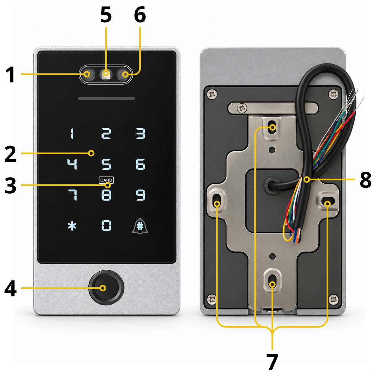 Zamek elektroniczny szyfrator K5F TTLock