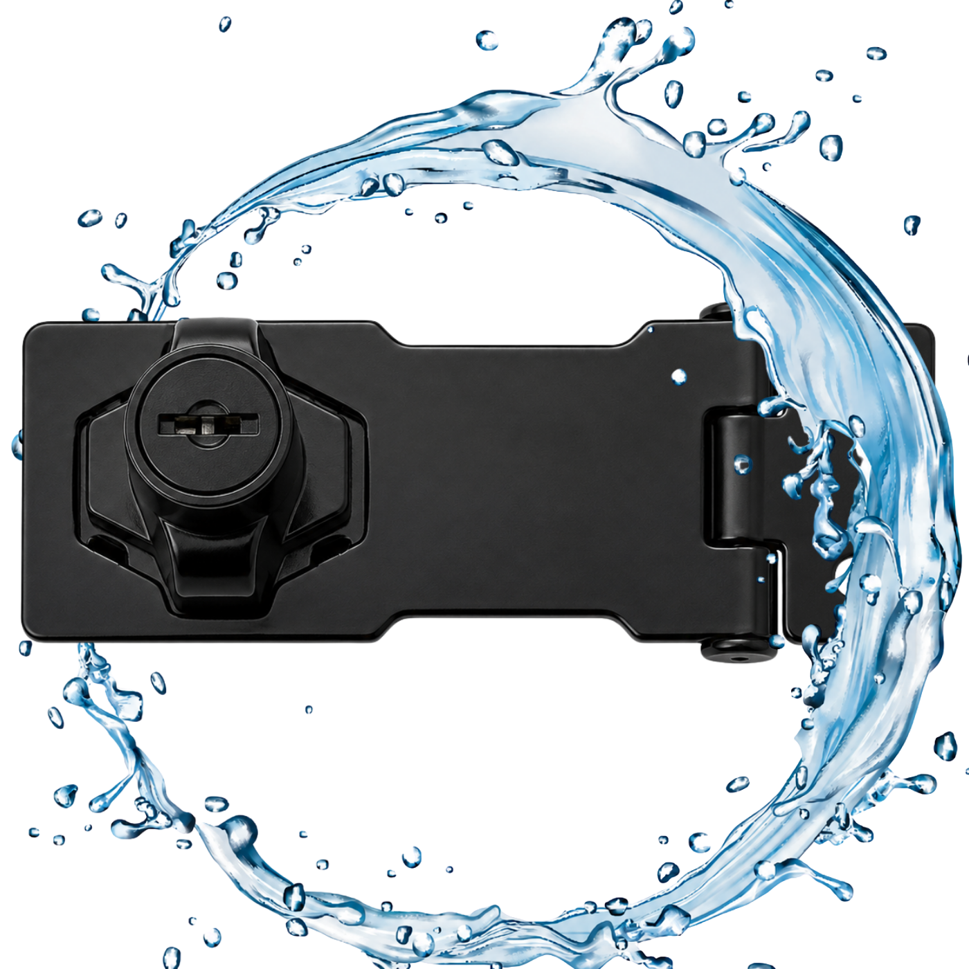 Zamek meblowy do szafki skrytki CB-108B Black