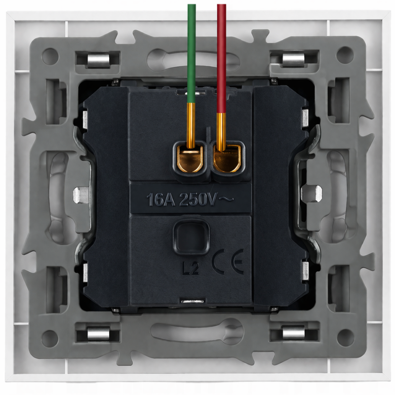 Dzwonek przewodowy odbiornik D02 Gray
