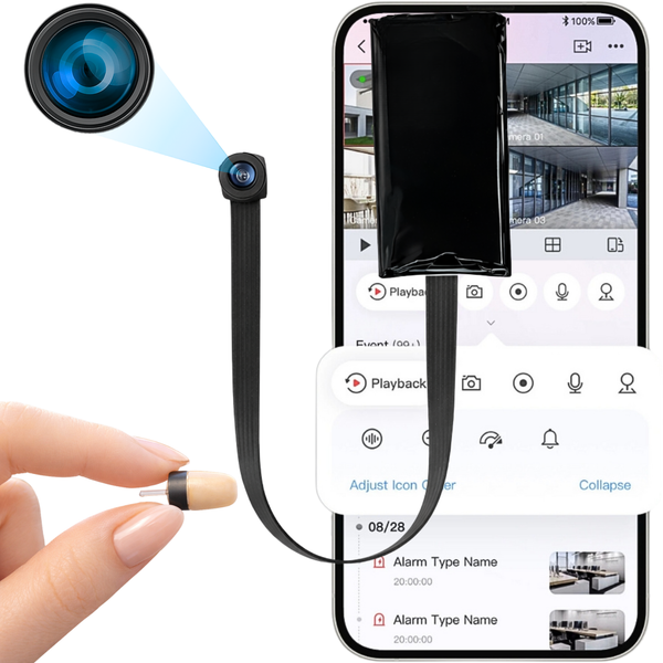Mini kamera z mikro słuchawką A1W-A WiFi