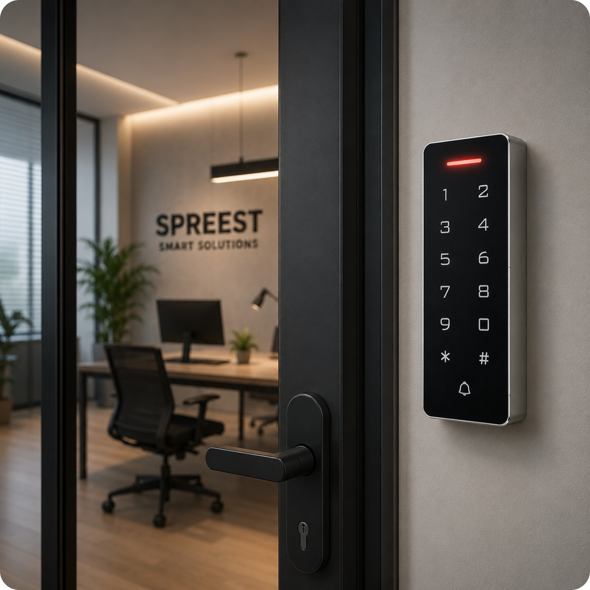 Electronic lock CH4 Tuya Smart encryption 