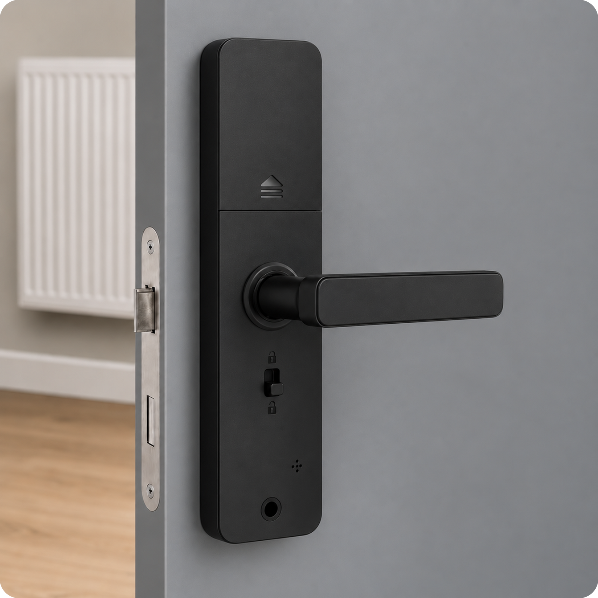 Zamek elektroniczny klamka A261F 50/72 TTLock Black