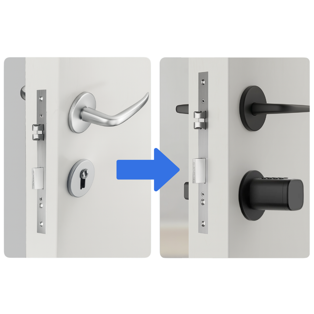 Electronic lock cylinder V1 TTLock Black 