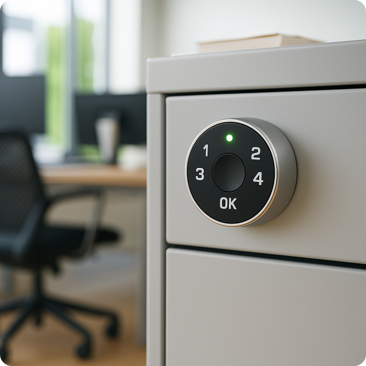 Zamek elektroniczny do szafki L28 Tuya Smart 22mm Black