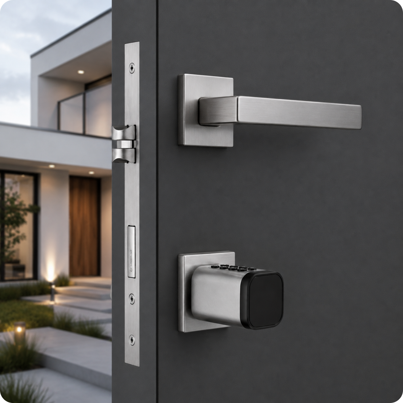 Zamek elektroniczny wkładka V1-W TTLock Silver Wodoodporna