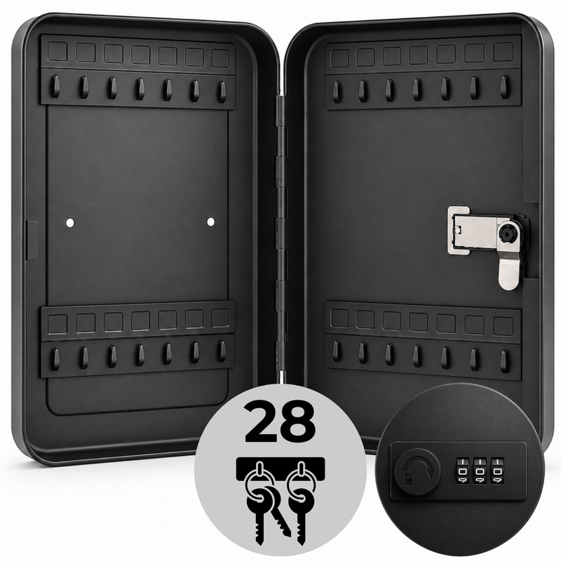 Skrzynka na klucze z zamkiem S4A-808 28x Pin