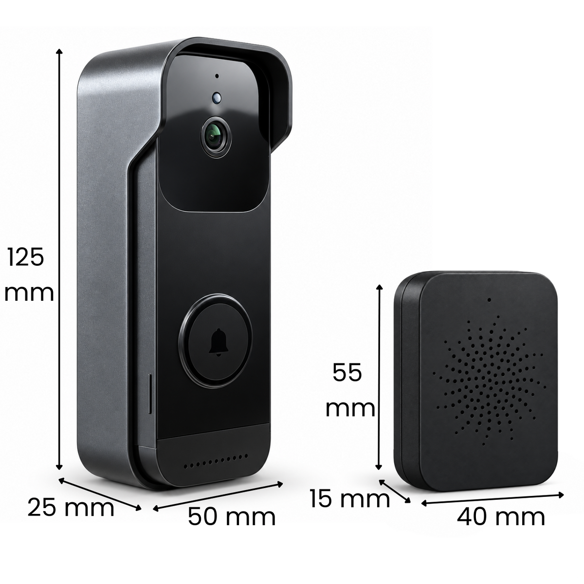 Dzwonek bezprzewodowy wideo intercom DB3 TTLock