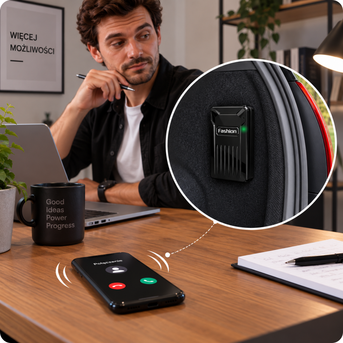 Lokalizator GPS z podsłuchem C1C 6000mAh