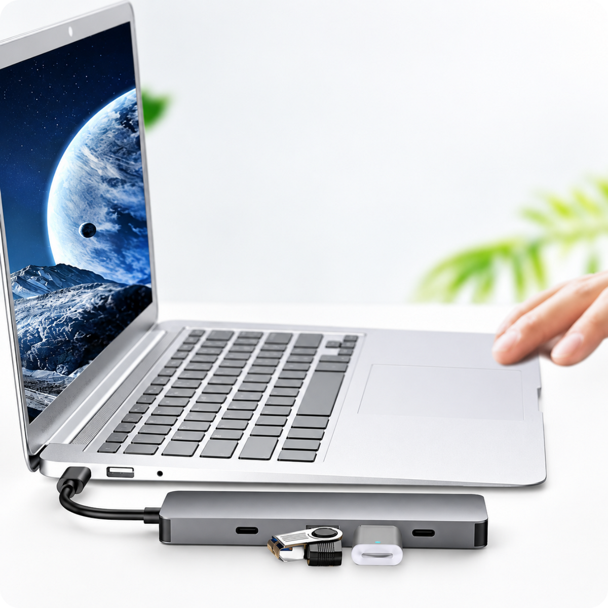 Adapter 5w1 HUB USB-C SC-USH83