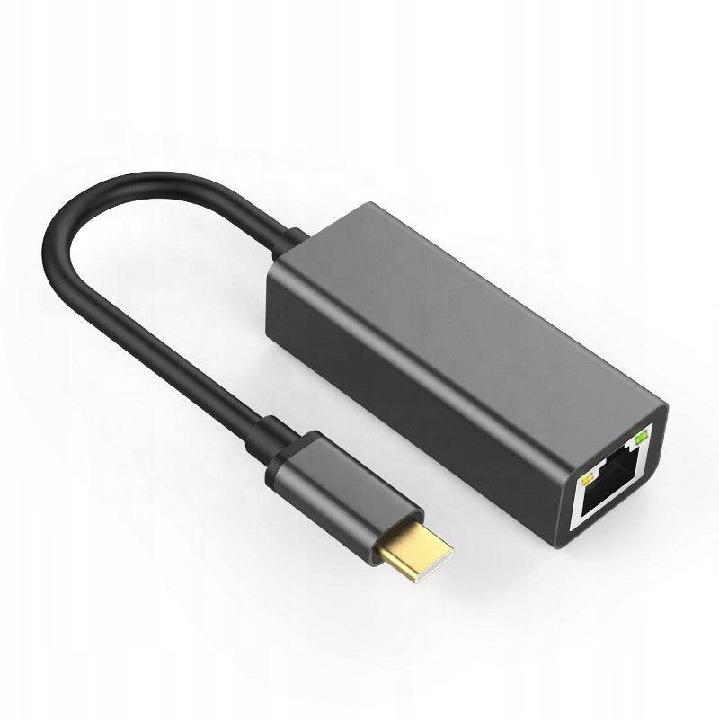 Adapter USB-C 3.1 LAN 1000Mbs Ethernet RJ45 HUB - Spreest