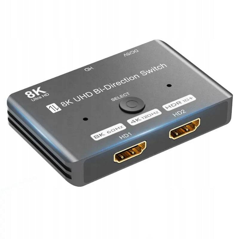 ROZDZIELACZ HDMI2.1 SWITCH PRZEŁĄCZNIK 8K SPLITTER - Spreest