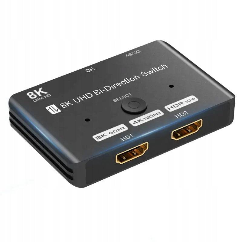 ROZDZIELACZ HDMI2.1 SWITCH PRZEŁĄCZNIK 8K SPLITTER - Spreest