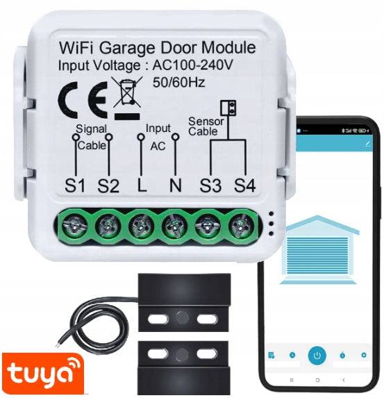 STEROWNIK DO BRAMY GARAŻOWEJ WIFI TUYA + CZUJNIK - Spreest