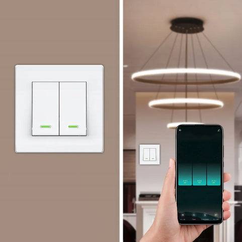 WŁĄCZNIK ŚWIATŁA LED PODWÓJNY PREMIUM SMART WIFI - Spreest